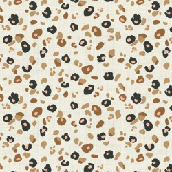Printed Cotton FELYNA Ecru / Warm Multicolored